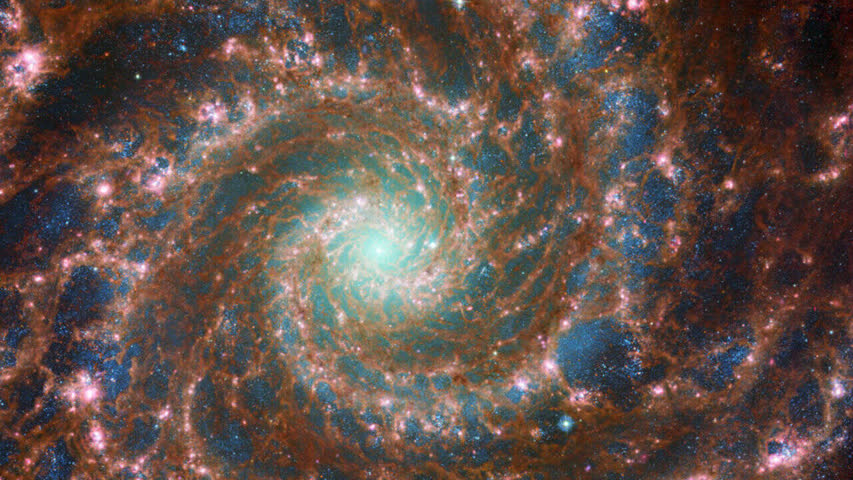 Фото - Получен новый снимок галактики Фантом от телескопа Уэбба