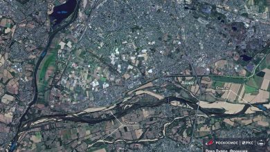 Фото - Российский спутник сфотографировал обмелевшие из-за засухи европейские реки