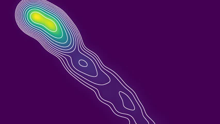 Фото - Впервые подробно описана структура сверхсветовой струи от квазара